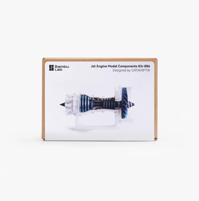 Bambu Lab KIT 006 - COMPONENTES DO MODELO DE MOTOR A JATO