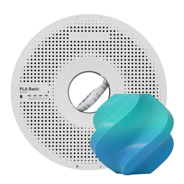Bambu Lab PLA BASIC - OCEANO ATE PRADO - COM CARRETEL BAMBULAB
