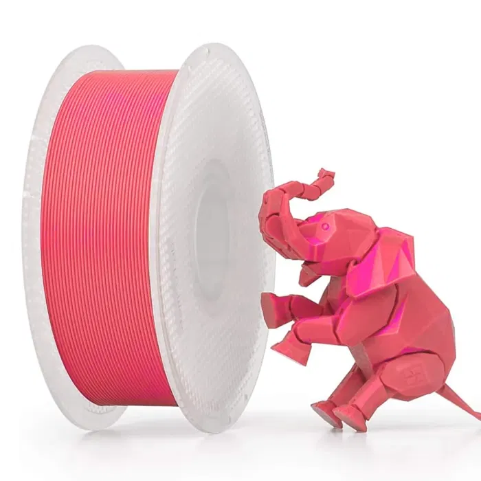 Bambu Lab PLA BASIC - ROSA CHOQUE - COM CARRETEL BAMBULAB