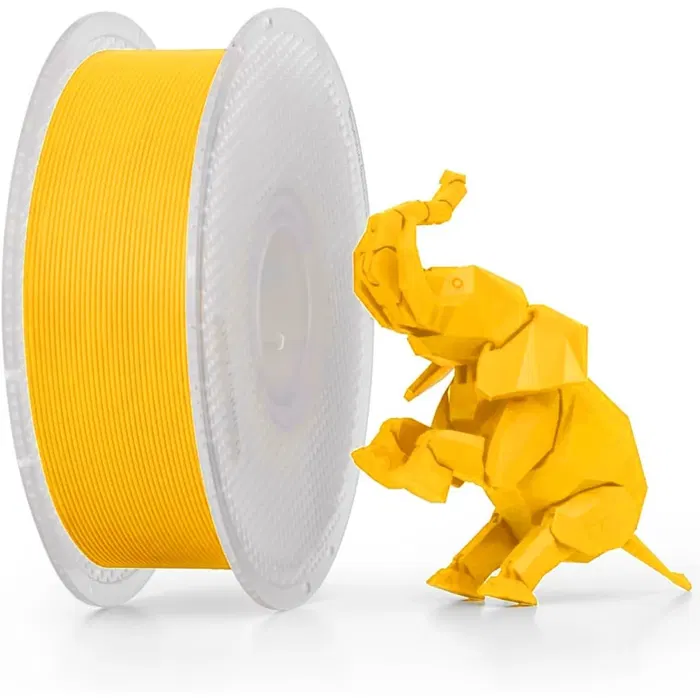 Bambu Lab PLA BASIC - AMARELO GIRASSOL - COM CARRETEL BAMBULAB