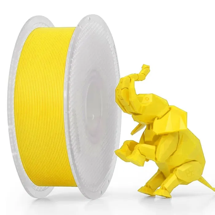 Bambu Lab PLA BASIC - AMARELO - COM CARRETEL BAMBULAB