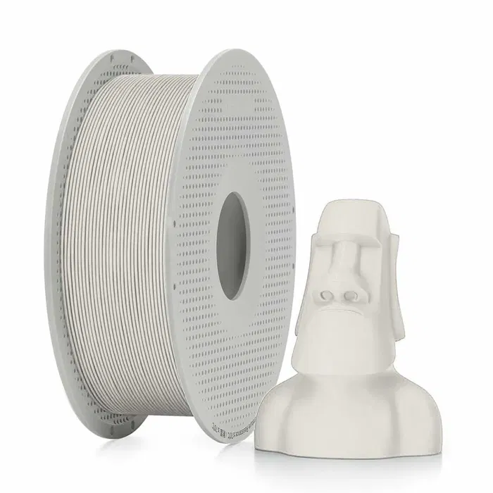 Bambu Lab PLA MATTE - IVORY WHITE - COM CARRETEL