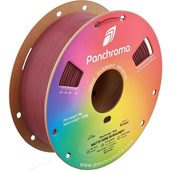 Polymaker PANCHROMA PLA MATTE VINHO BORGONHA