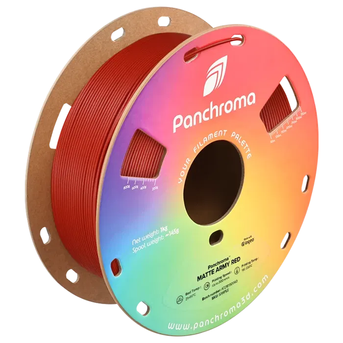 Polymaker PANCHROMA PLA MATTE VERMELHO MILITAR