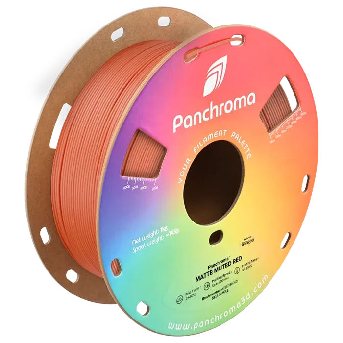 Polymaker PANCHROMA PLA MATTE VERMELHO SUAVE